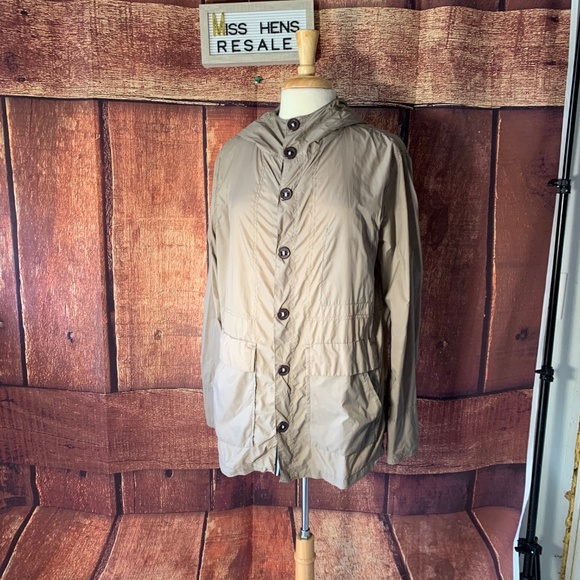 FINAL $ FIVE FOUR WIND PROOF TAN UTILITY JACKET - Picture 2 of 8